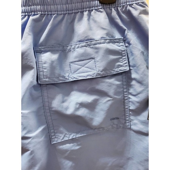 Polo Ralph Lauren Men's Blue Polyester Pull On Swim Trunk Logo Print Shorts 2XL - Picture 7 of 12